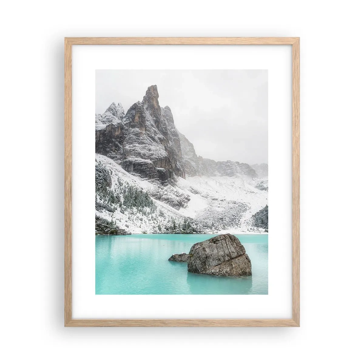 Plagát v ráme zo svetlého duba - Na stráži - 40x50 cm
