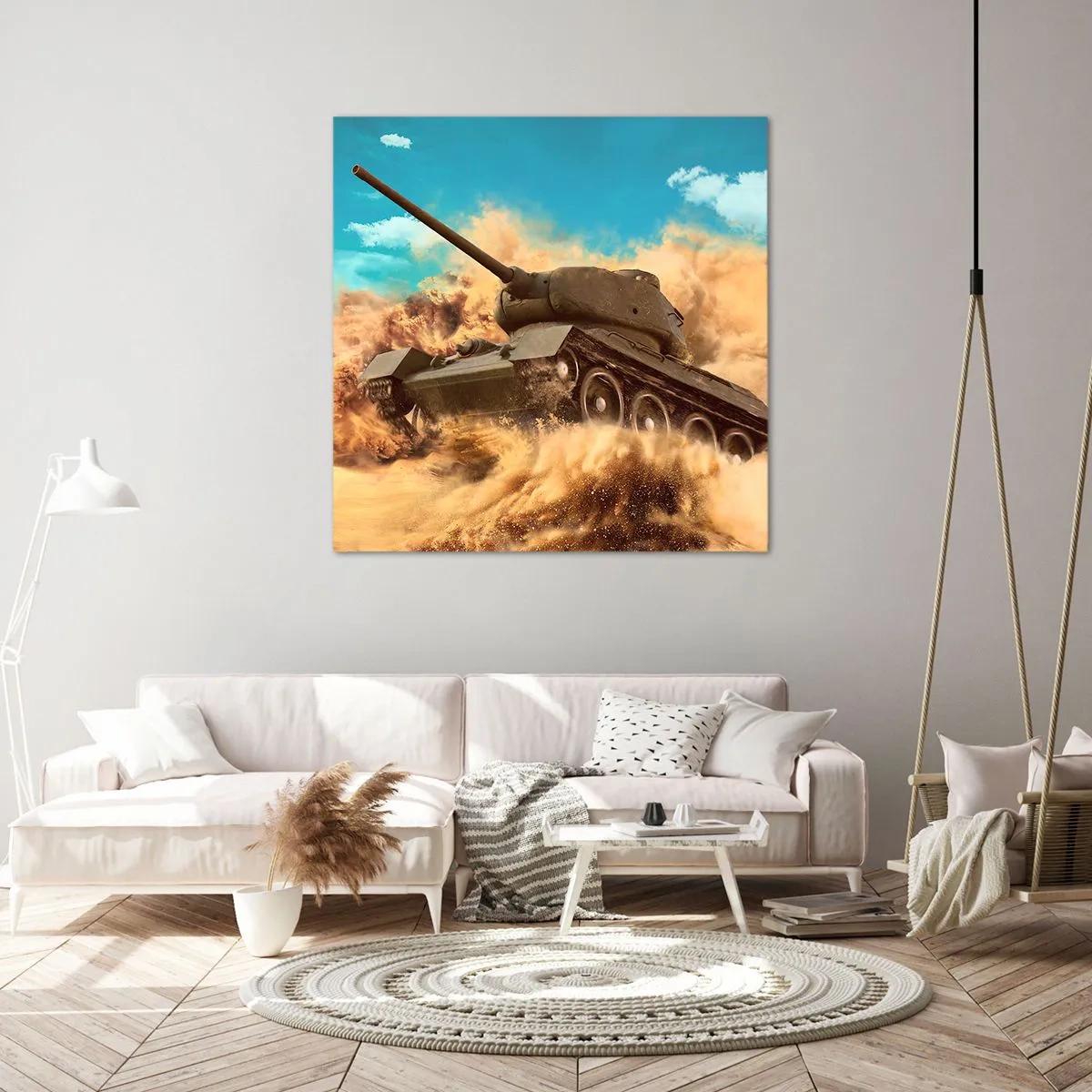 Obraz na plátne - Nedá sa poraziť - 50x50 cm