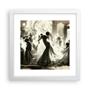 Plagát v bielom ráme - Veľká maškaráda - 30x30 cm