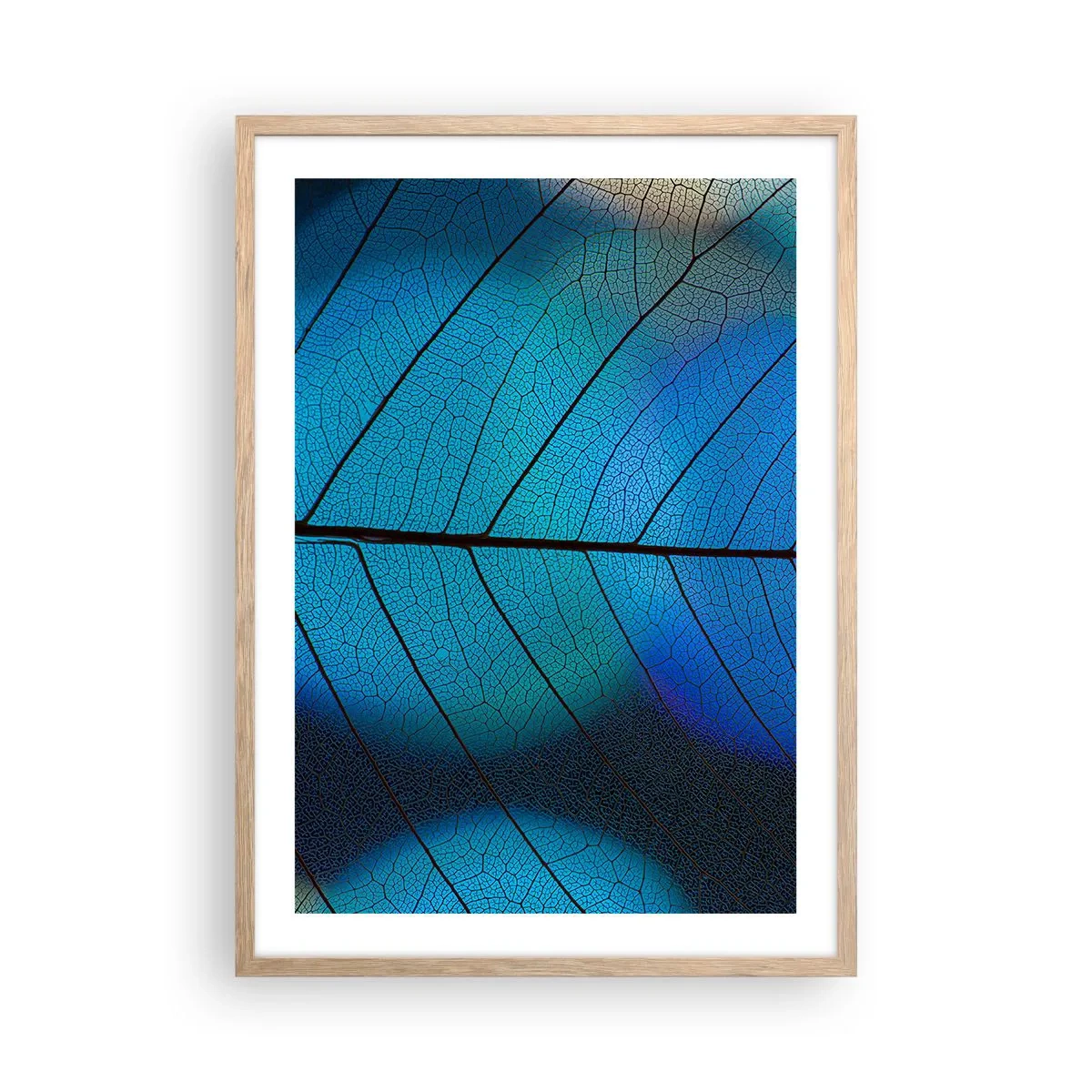 Plagát v ráme zo svetlého duba - Až do detailov - 50x70 cm