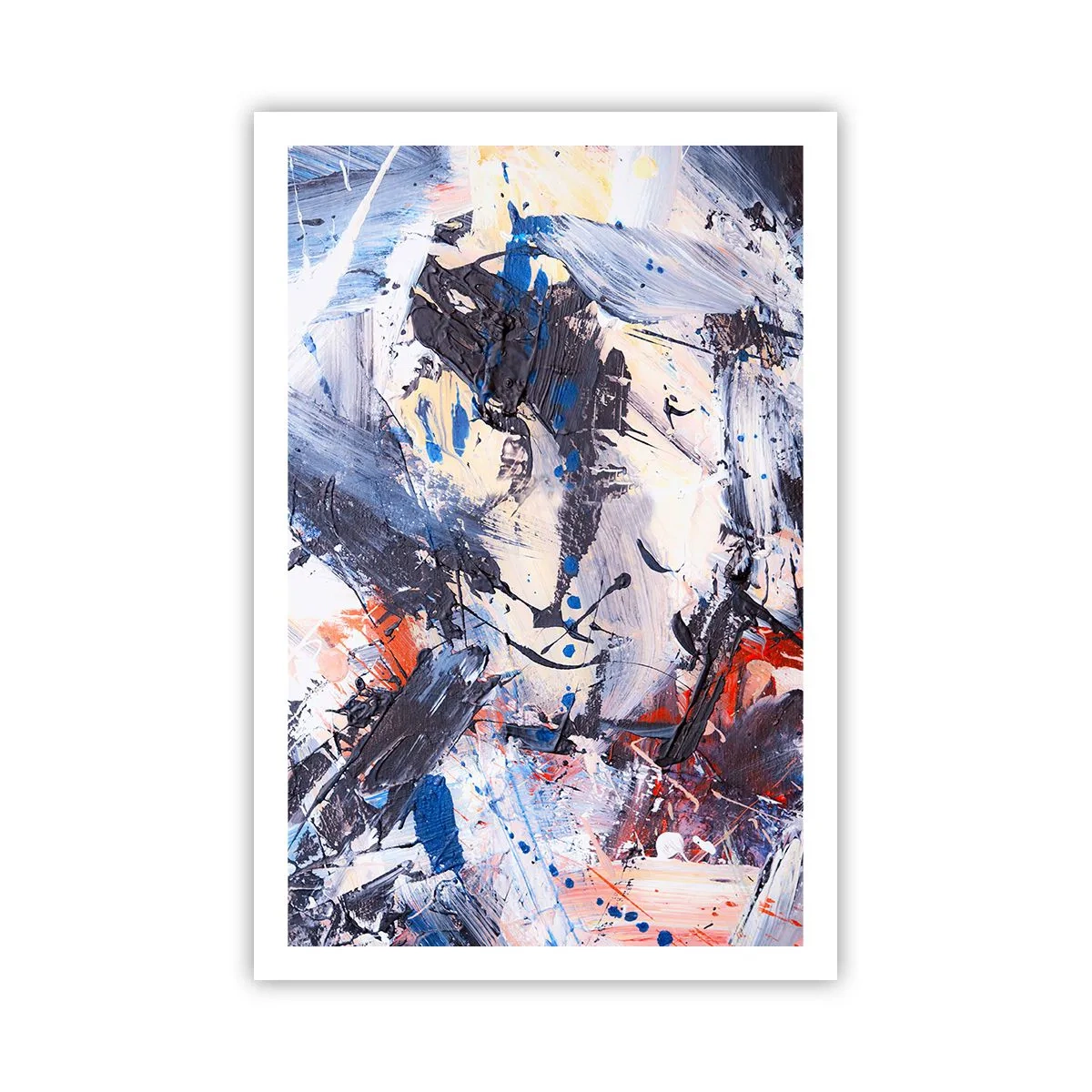 Plagát - Bláznivý tanec abstrakcie - 61x91 cm
