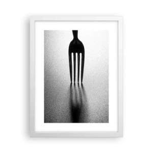 Plagát v bielom ráme - Svetlo a tieň - 30x40 cm