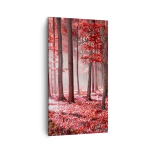 Obraz na plátne - Červená je rovnako krásna - 45x80 cm