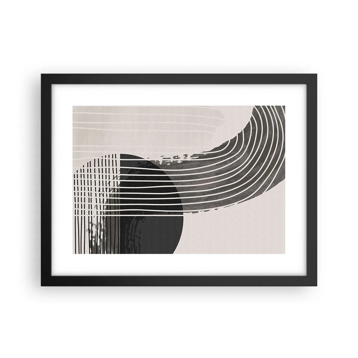 Plagát v čiernom ráme - Tam a späť - 40x30 cm