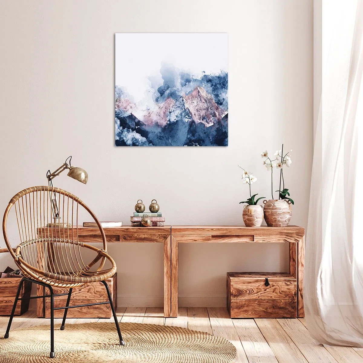 Obraz na plátne - To sú vrcholy! - 60x60 cm