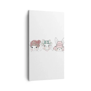 Obraz na plátne - Zamyslená, smutná, spokojná - 45x80 cm