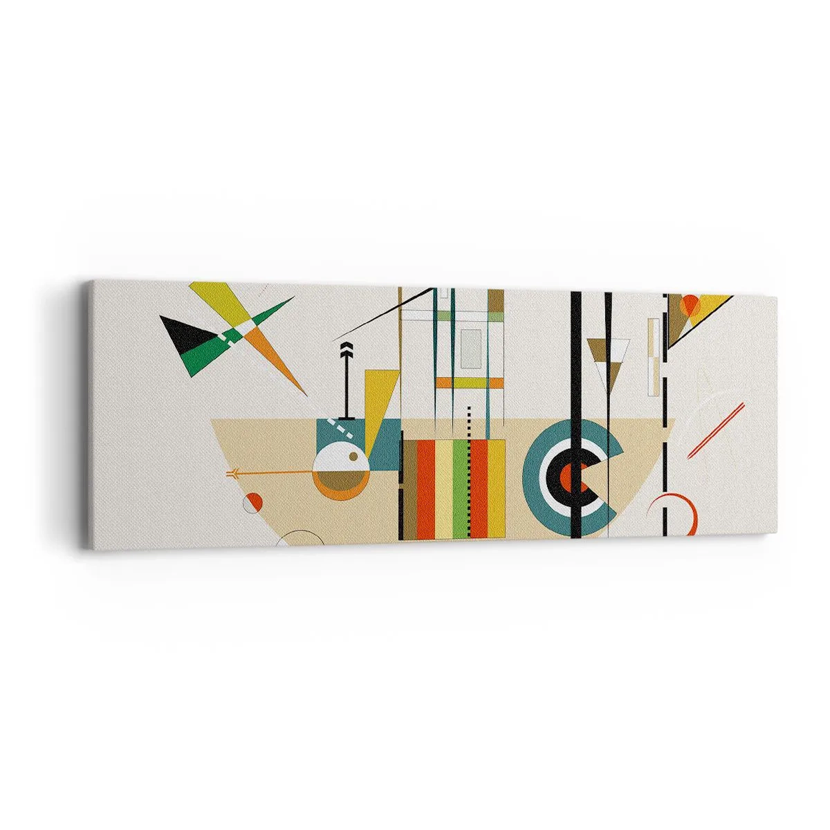 Obraz na plátne - A svet sa smeje - 90x30 cm