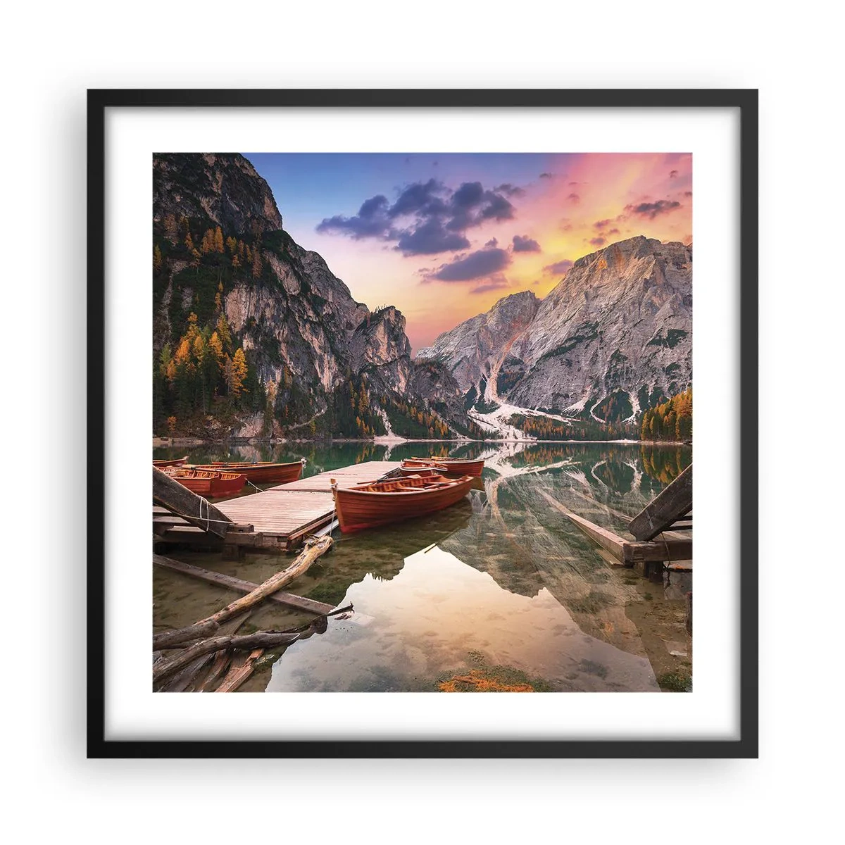 Plagát v čiernom ráme - Sľub dňa - 50x50 cm