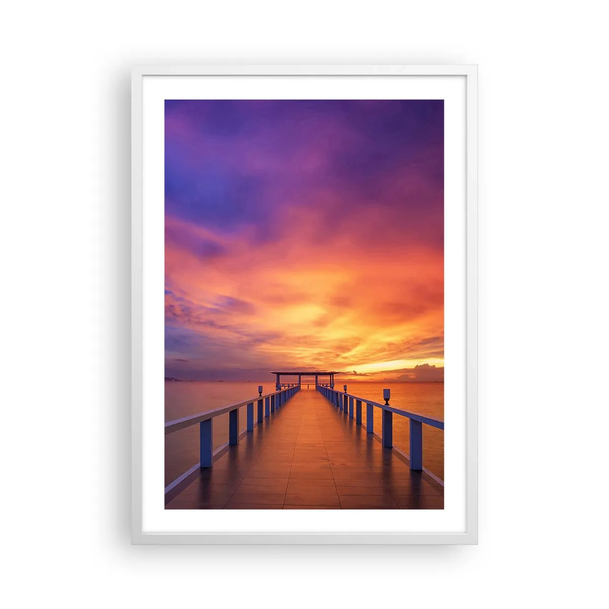 Plagát v bielom ráme - Bez konca - 50x70 cm