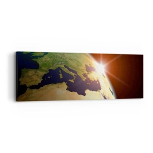 Obraz na plátne - Východ slnka - 90x30 cm