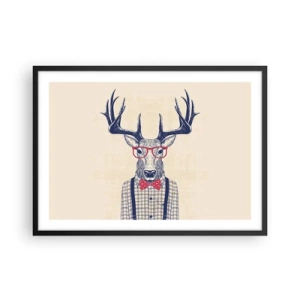 Plagát v čiernom ráme - Zábavná extravagancia - 70x50 cm