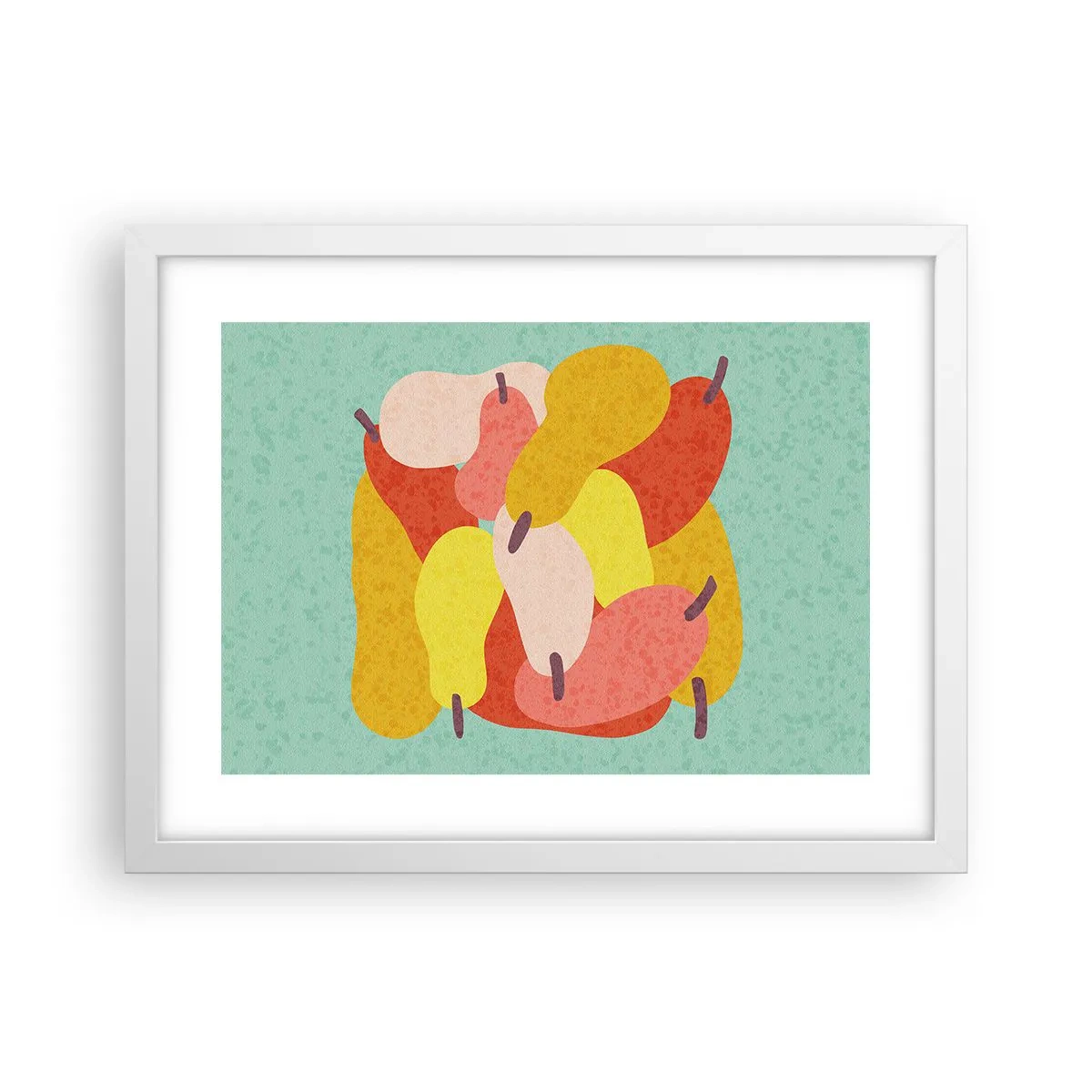 Plagát v bielom ráme - Ochutnajte letné slnko - 40x30 cm