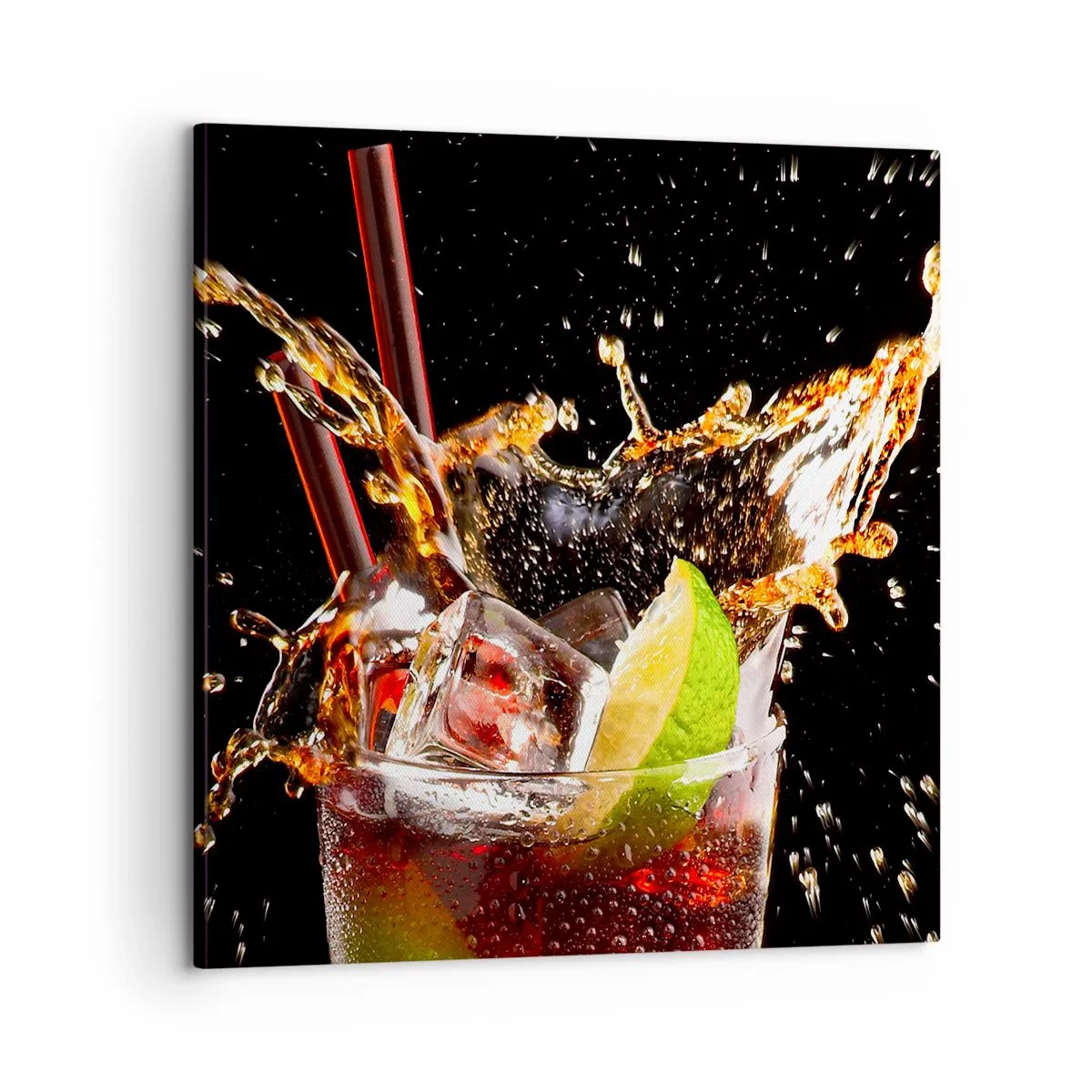 Obraz na plátne - Radosť a energia farieb - 60x60 cm