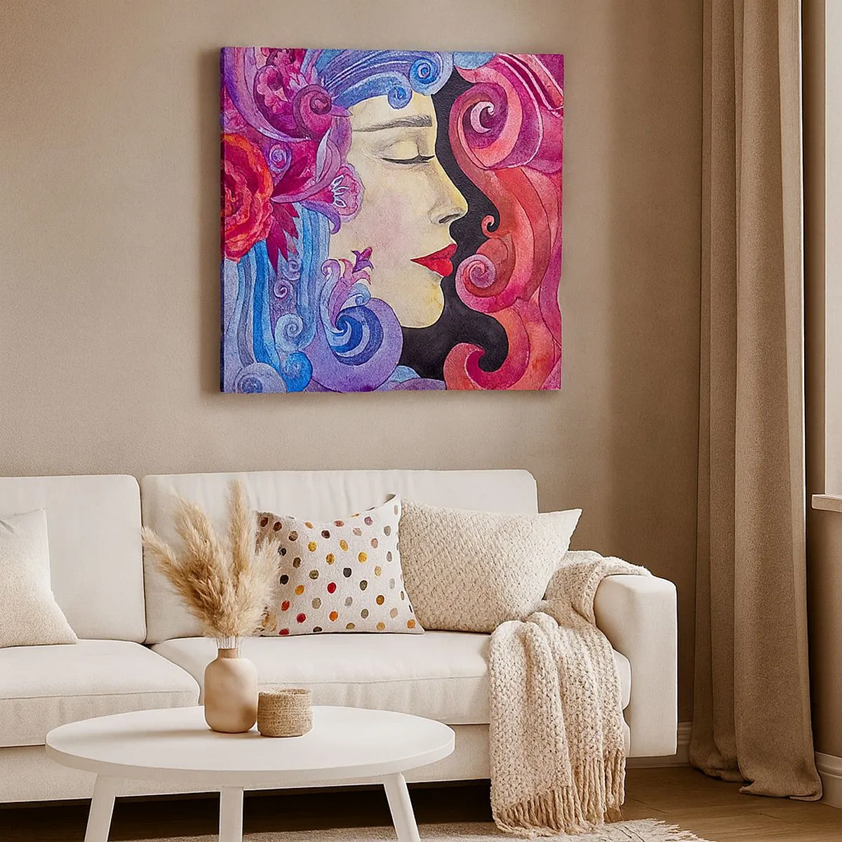 Obraz na plátne - Secesia stále živá - 30x30 cm