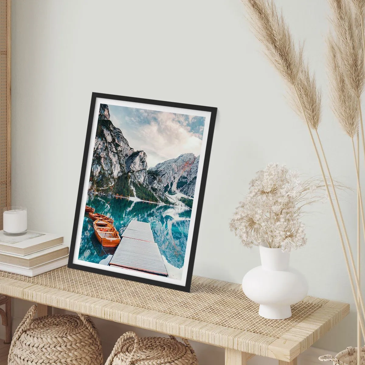 Plagát v čiernom ráme - Ukážeme vám krásu - 40x50 cm