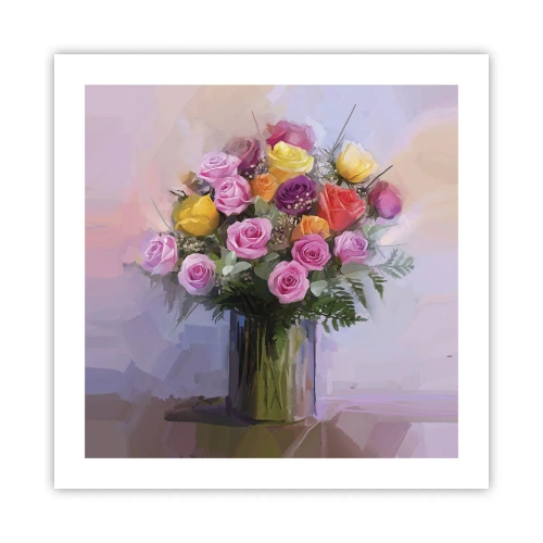 Plagát - Zachytená krása - 50x50 cm