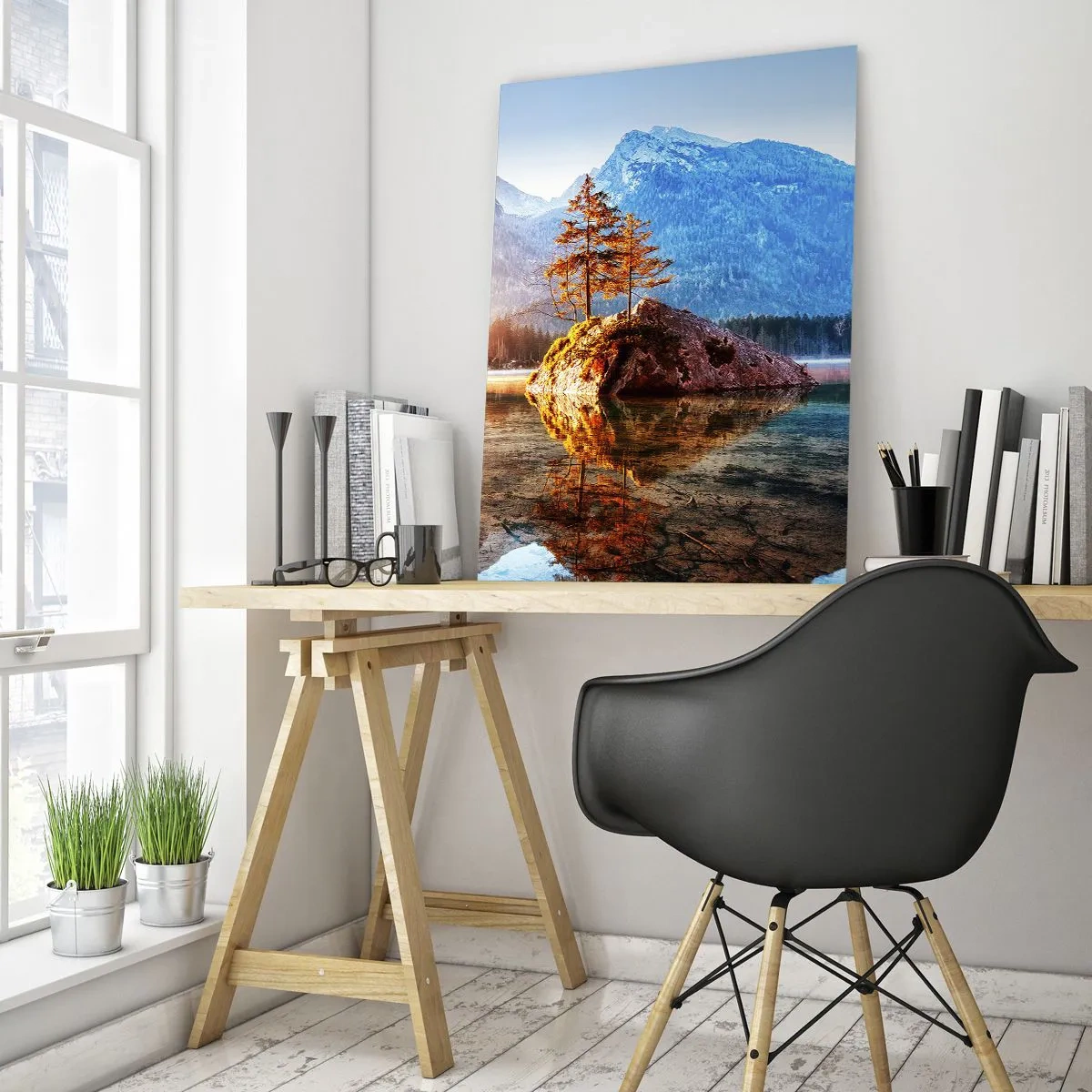 Obraz na skle - Príroda v novom svetle - 80x120 cm