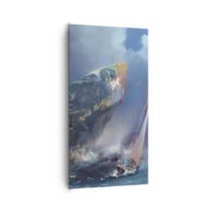 Obraz na plátne - Kto má odvahu, vyhráva - 65x120 cm