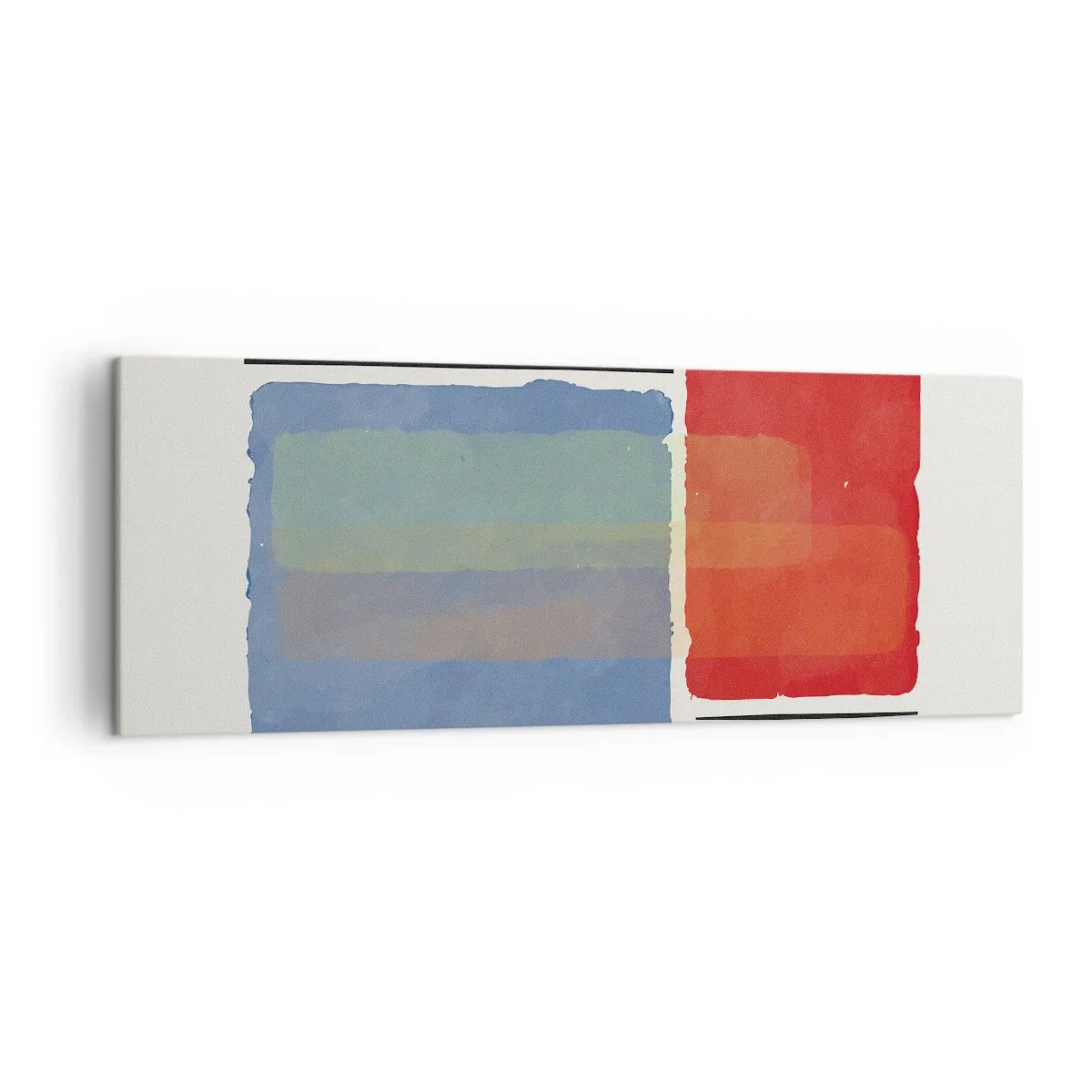 Obraz na plátne - Duch a písmeno geometrie - 140x50 cm