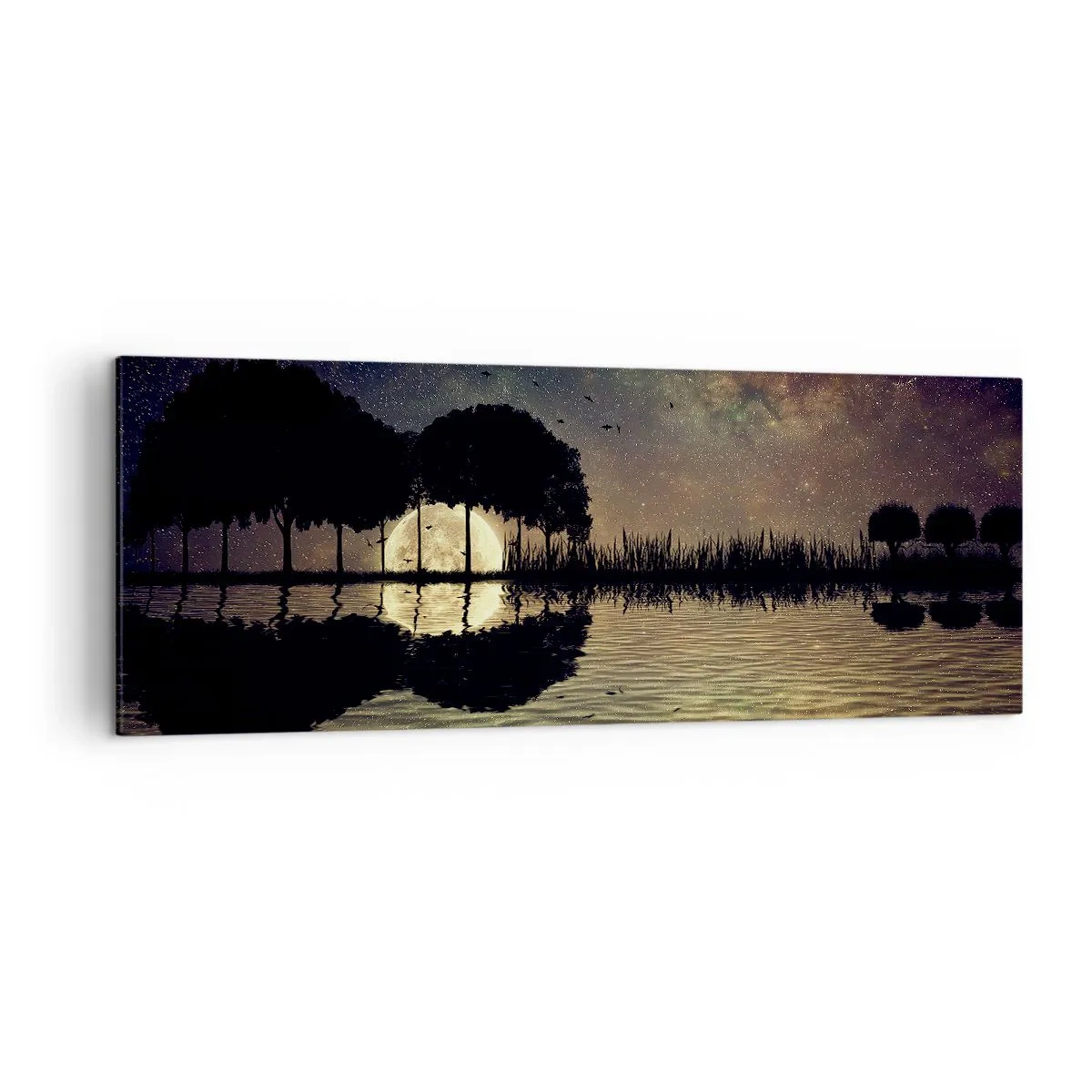 Obraz na plátne - Noc na konci sveta - 140x50 cm