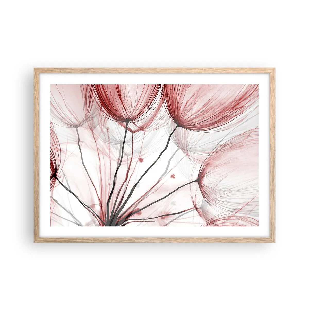 Plagát v ráme zo svetlého duba - Pred odletom - 70x50 cm