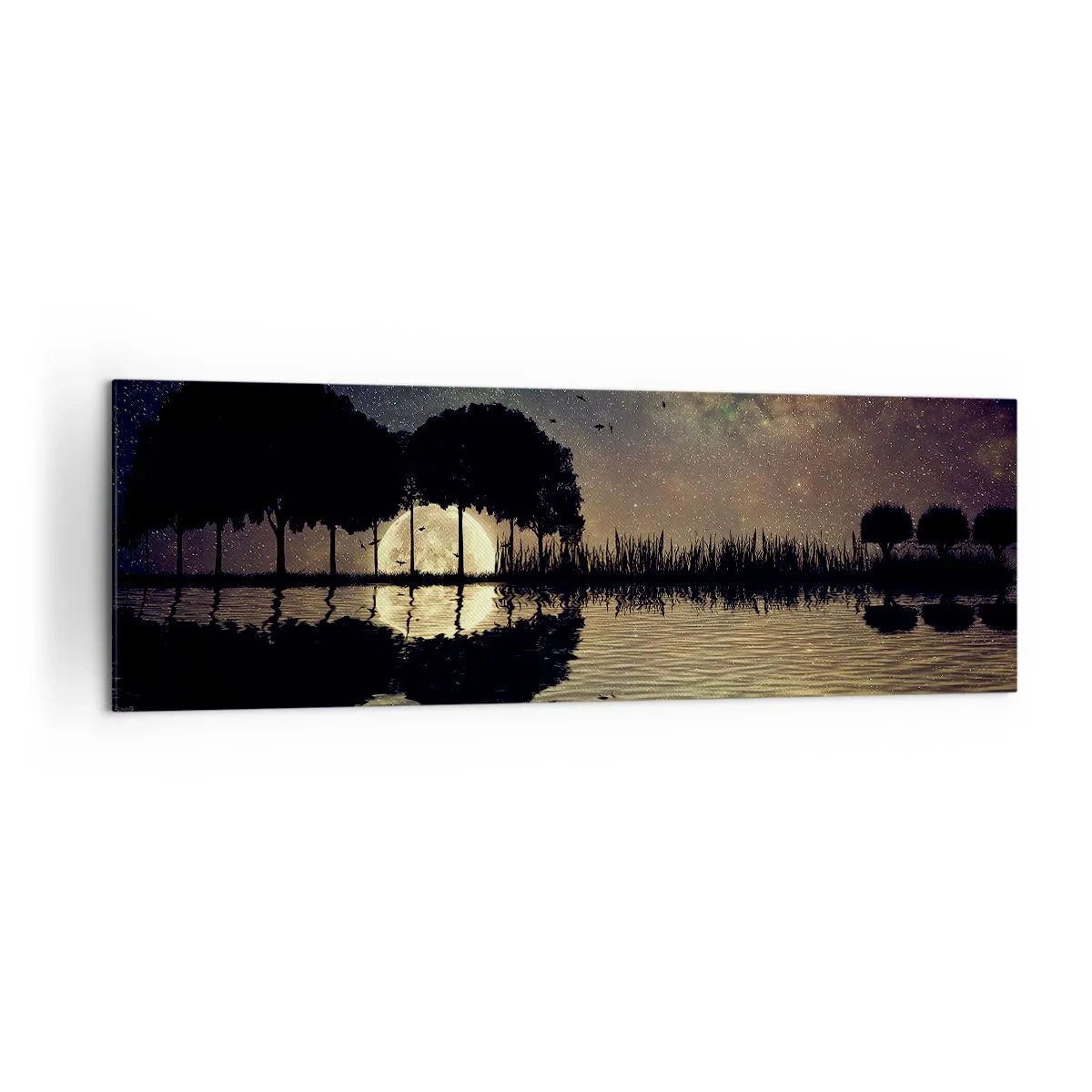Obraz na plátne - Noc na konci sveta - 160x50 cm