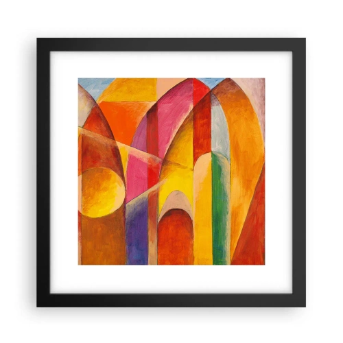 Plagát v čiernom ráme - Katedrála slnka - 30x30 cm