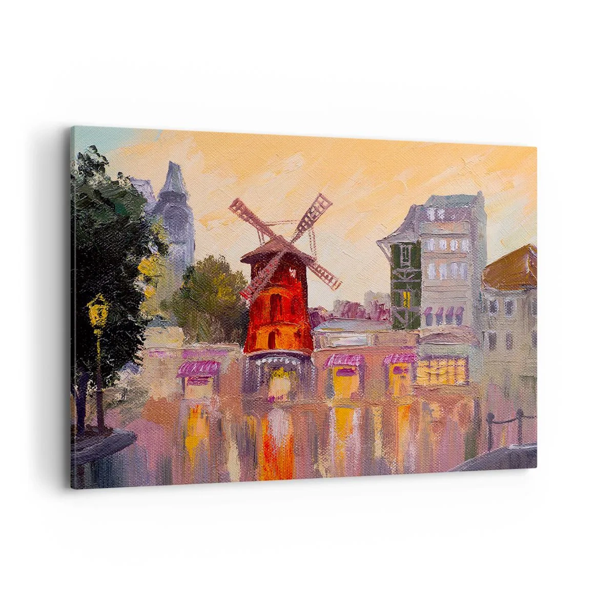 Obraz na plátne - Parížske ikony – Moulin Rouge - 100x70 cm