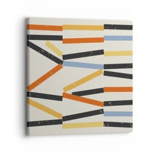 Obraz na plátne - Kompozícia na úrovni - 30x30 cm