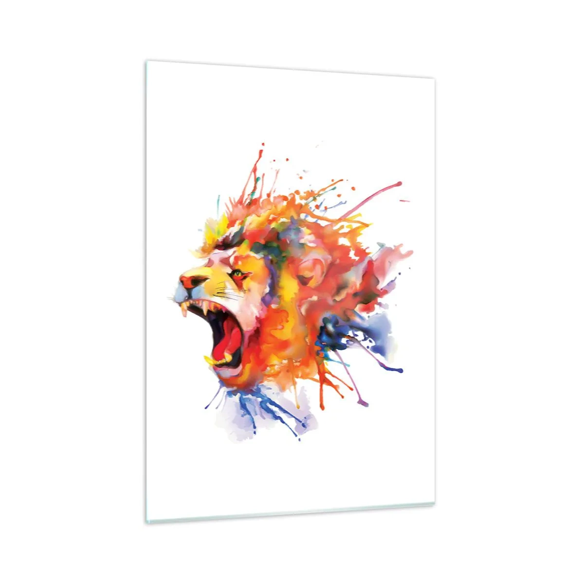 Obraz na skle - Vybuchnúť hnevom  - 50x70 cm