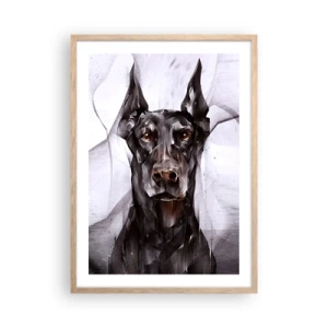 Plagát v ráme zo svetlého duba - Z urodzeného rodu - 50x70 cm