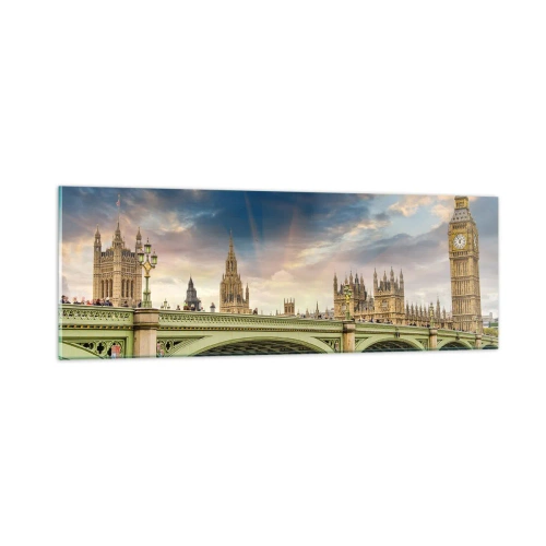 Obraz na skle - Čas sa zastavil v Impériu - 90x30 cm