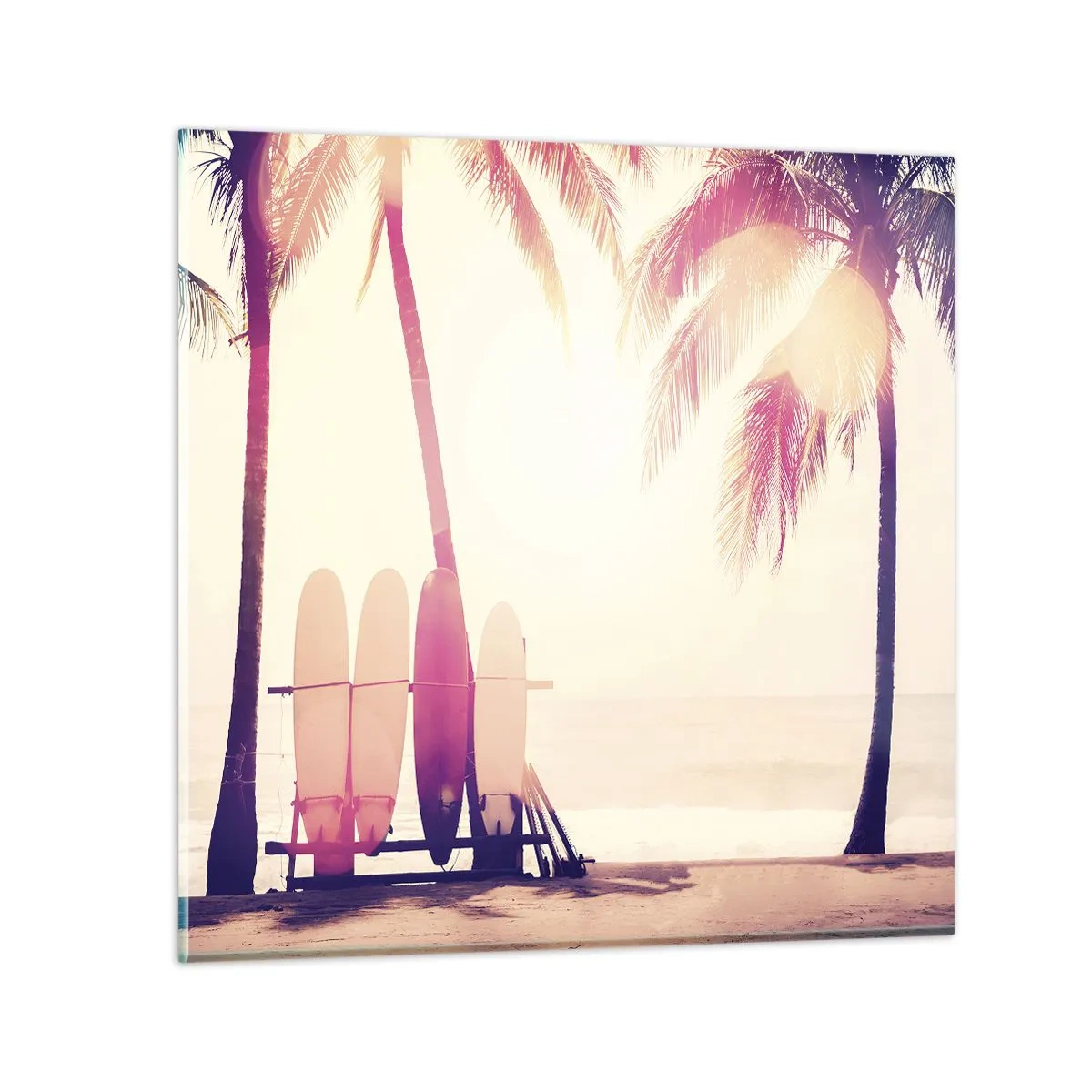 Obraz na skle - Bude to skvelý deň - 60x60 cm