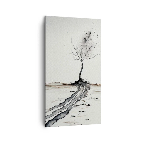 Obraz na plátne - Zimná melanchólia - 45x80 cm