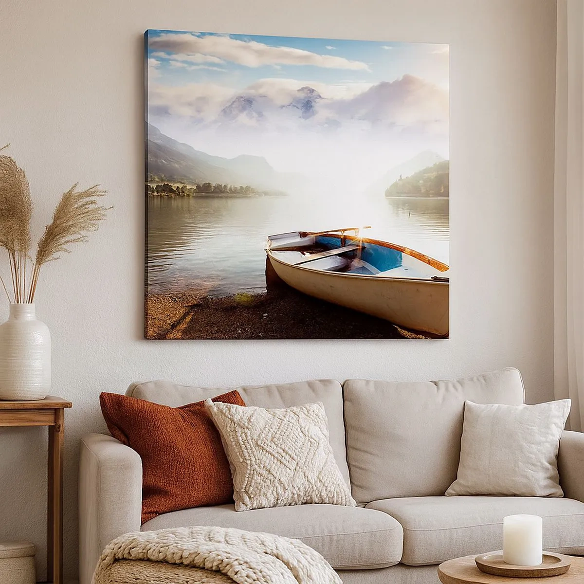 Obraz na plátne - Pri veľkej a čistej vode - 30x30 cm