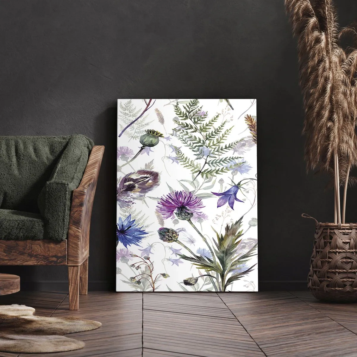Obraz na plátne - Poľský herbár - 45x80 cm