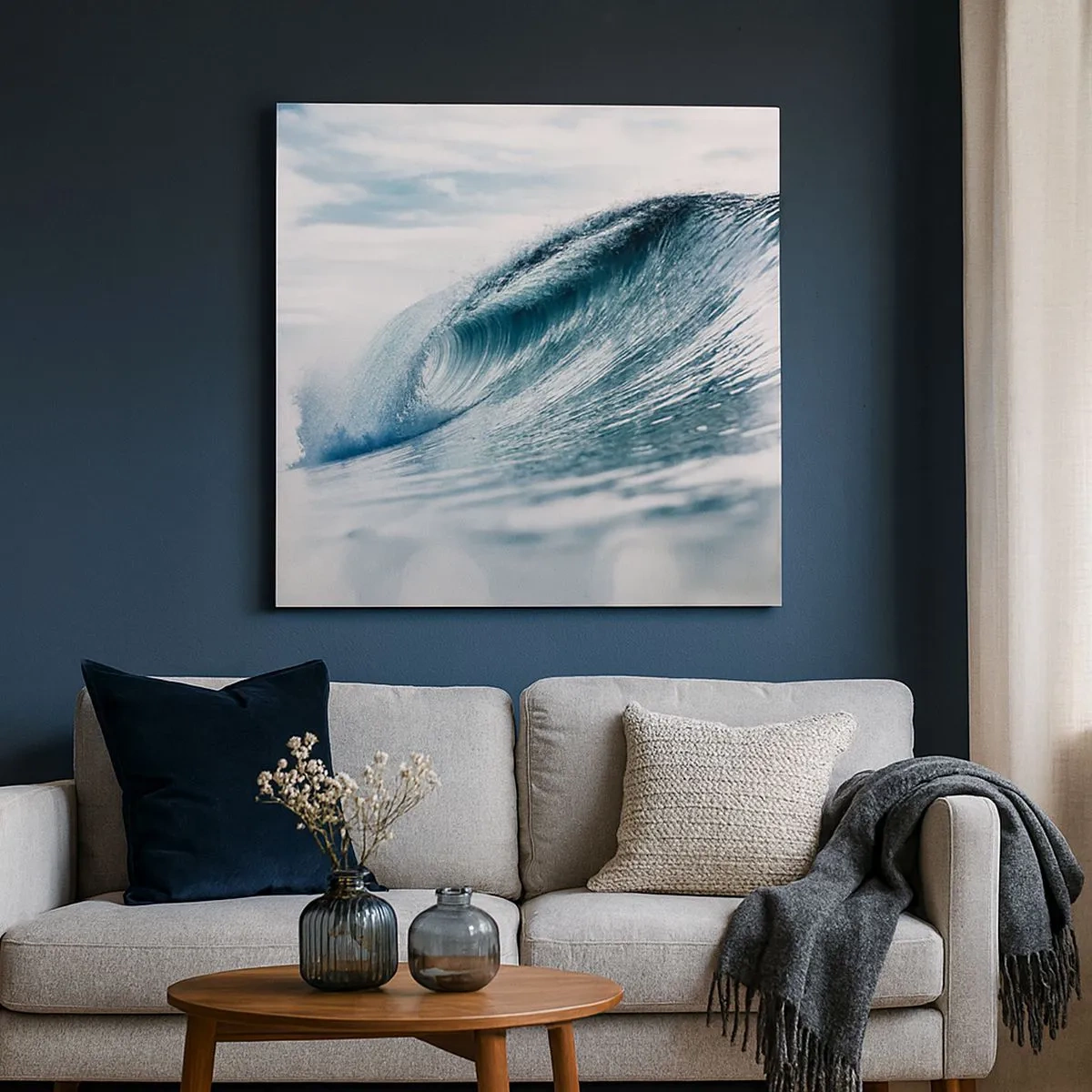 Obraz na plátne - Vodná špička - 30x30 cm