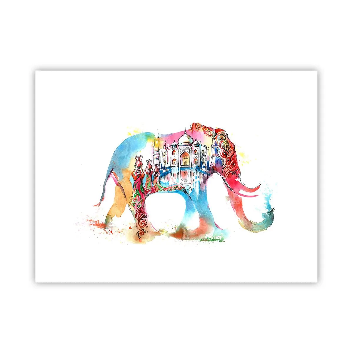 Plagát - India - aura lásky - 40x30 cm