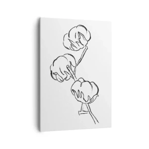 Obraz na plátne - Bavlnené páperie - 50x70 cm