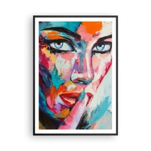 Plagát v čiernom ráme - Naše prvé tajomstvo - 70x100 cm