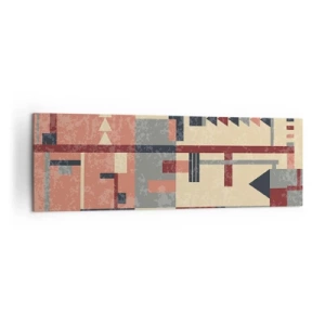 Obraz na plátne - Vodorovná a zvislá kombinácia - 160x50 cm