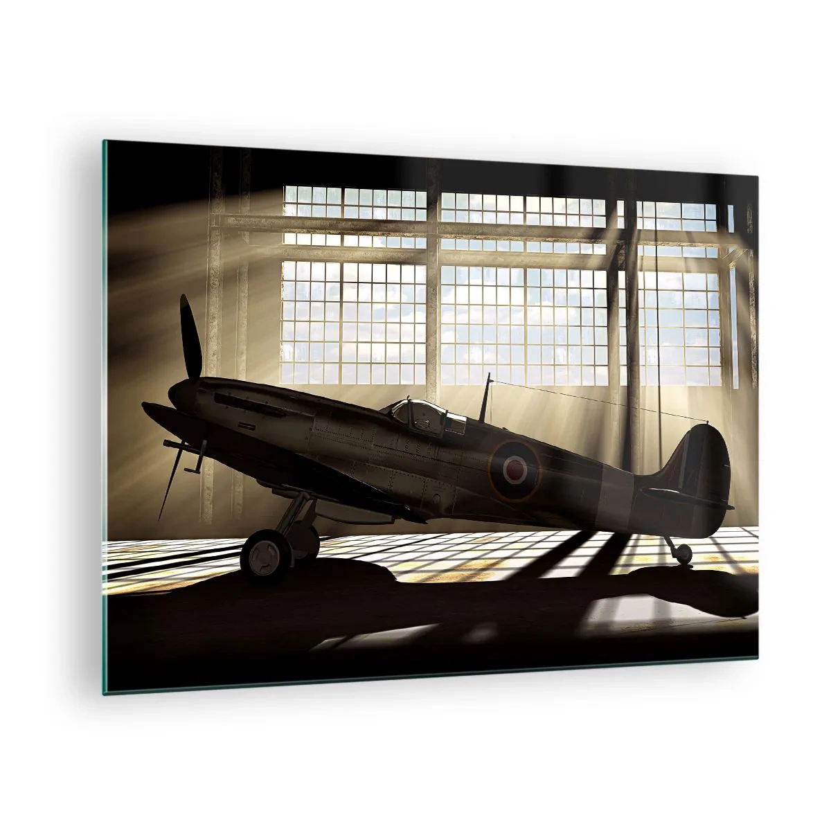 Obraz na skle - Bojovníkov odpočinok - 70x50cm - Odpočinok bojovníka - Moderná nástenná dekorácia do obývacej izby a spálne ARTTOR