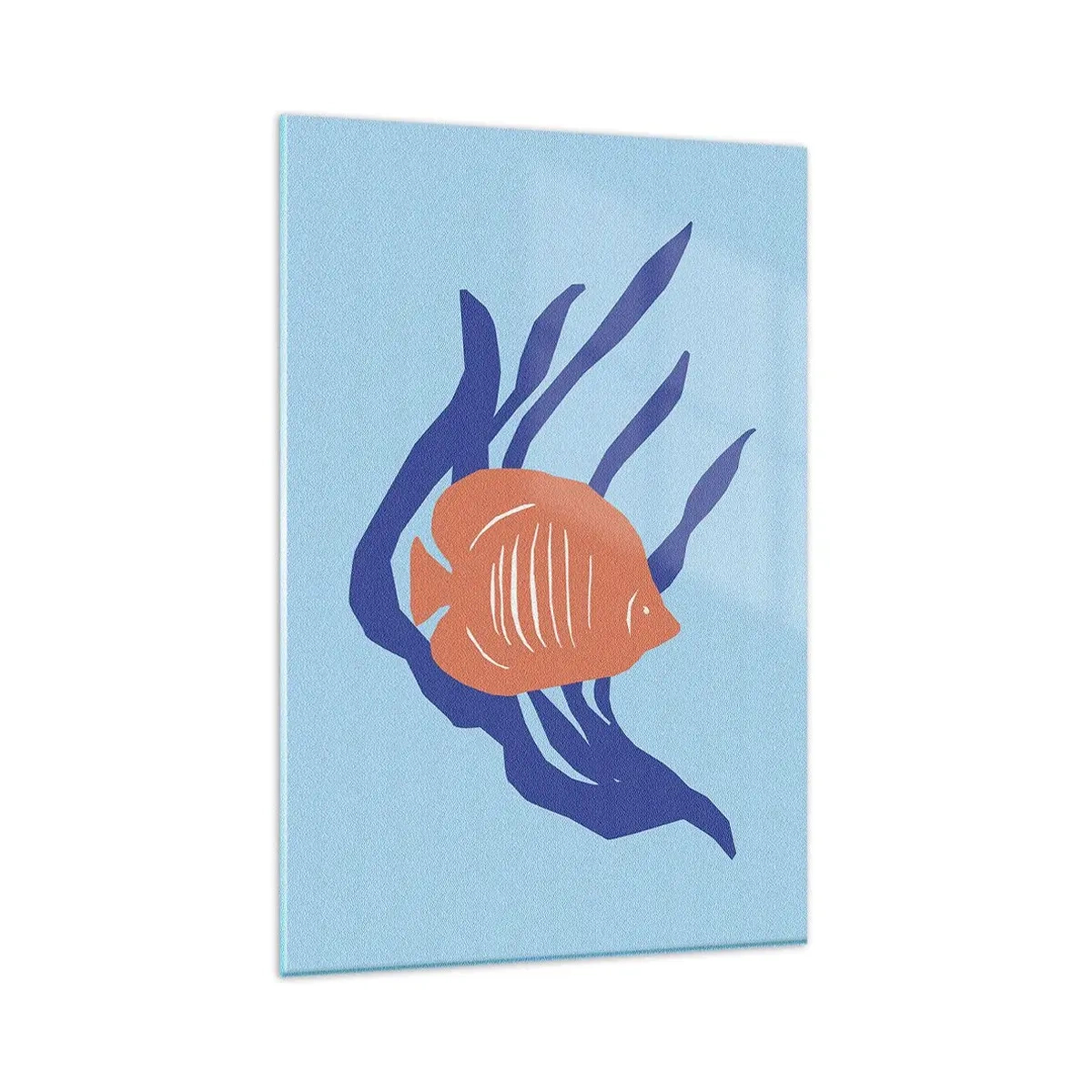 Obraz na skle - Obyvateľka koralových vôd - 80x120 cm