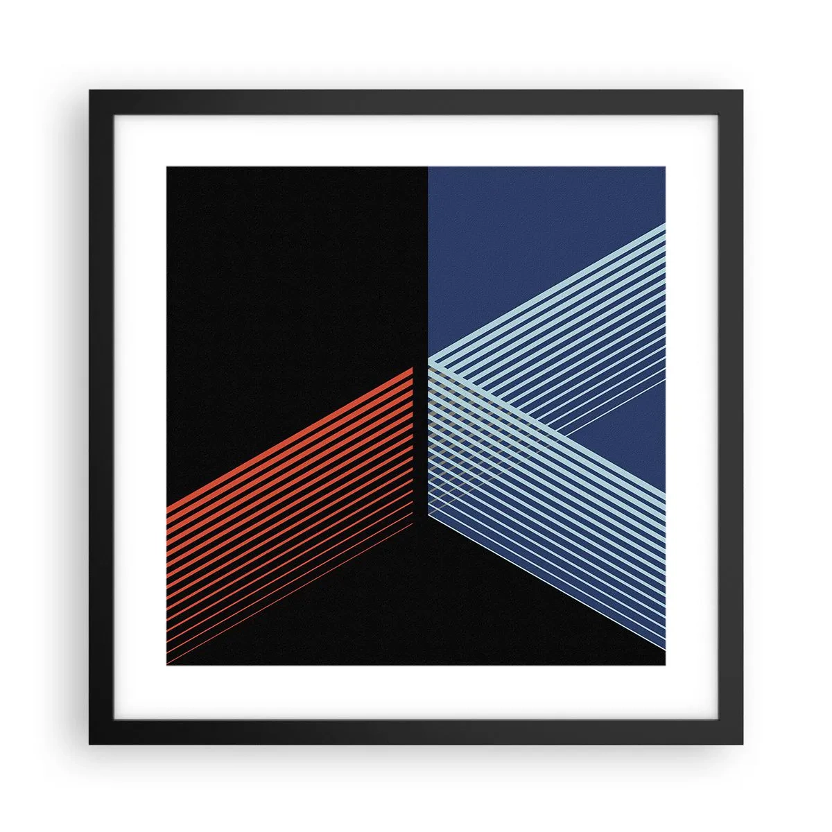 Plagát v čiernom ráme - Jednoduchý príbeh - 40x40 cm