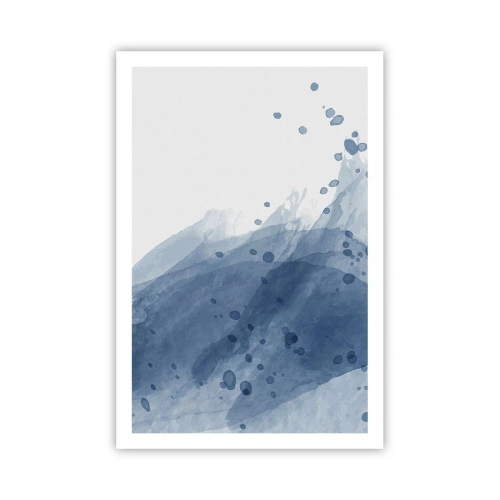 Plagát - Modrý tyl - 61x91 cm