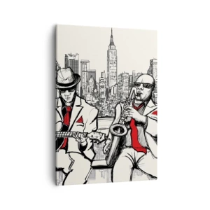 Obraz na plátne - Newyorská improvizácia - 50x70 cm