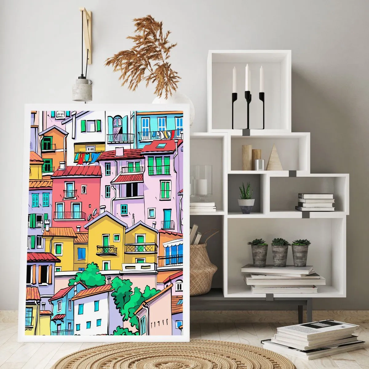 Plagát - Veselé mesto - 70x100 cm