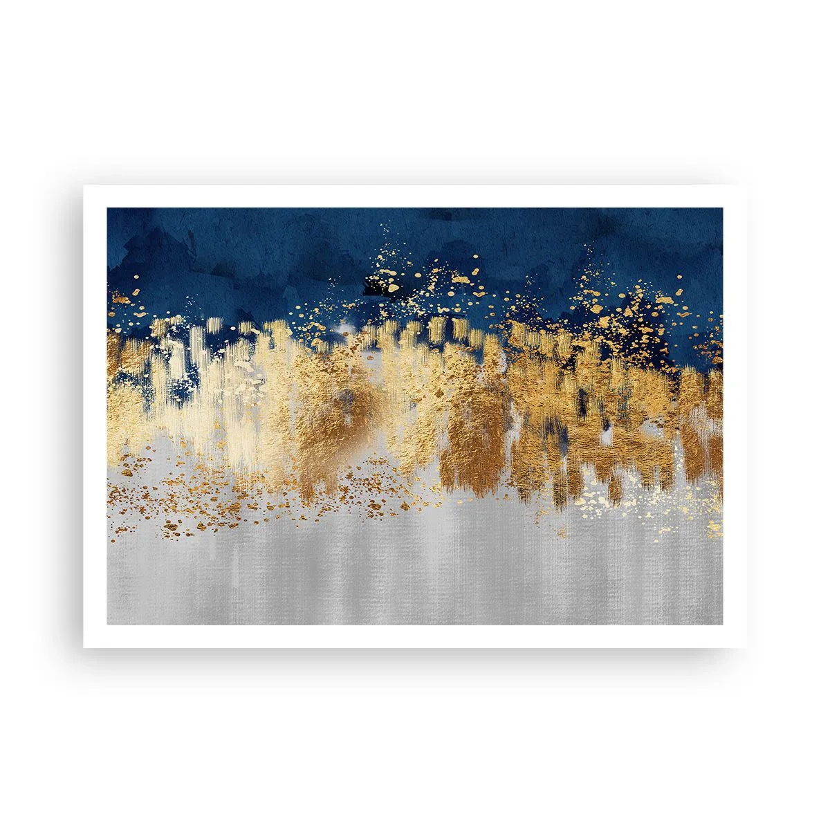 Plagát - Moderná kompozícia s iskrou - 100x70 cm