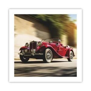 Plagát - Krajšia ako Níke Samotrácka - 50x50 cm