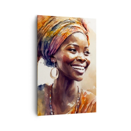 Obraz na plátne - Africká kráľovná - 80x120 cm